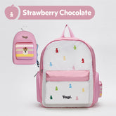 Tagi. Haha&Popcorn Puppy Print Foldable EVA Schoolbag